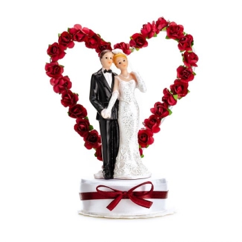 Figurine - Newlyweds - Red Heart